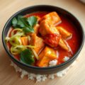 Kip en Groene Kool met Thaise Curry