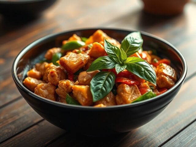 Kip in Thaise roerbakmix