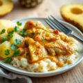 Kip-kerrie ovenschotel met ananas