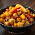 Kip met ananas en groenten