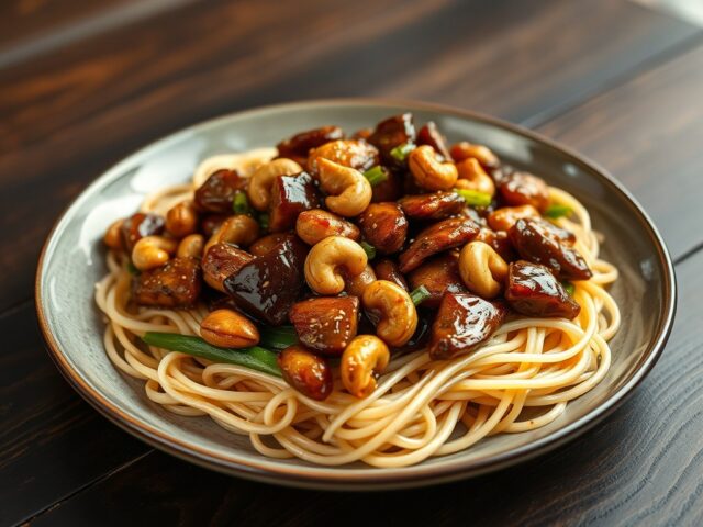 Kip met Cashewnoten