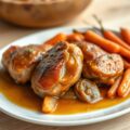 Kip met cidersaus