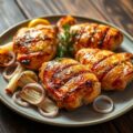 Kip met gegrillde Venkel