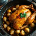 Kip met veertig teentjes knoflook (poulet aux quar