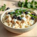 Kip met yoghurt en olijven