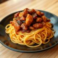 Kip op knapperige mie