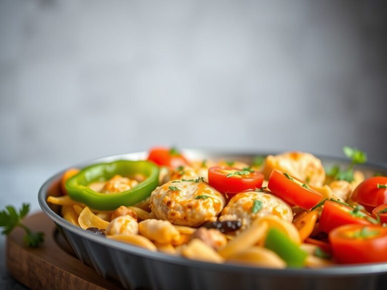 Kip paprika pan