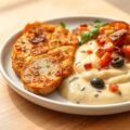 Kip piri-piri met aardappel-olijvenpuree