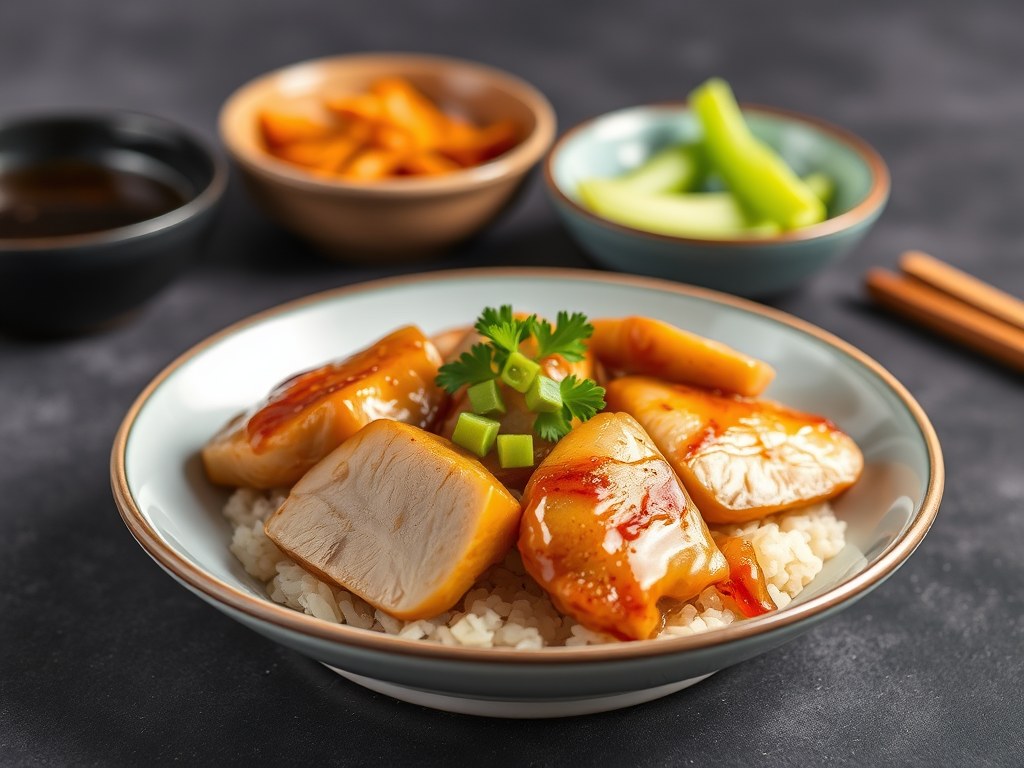 Kip Teriyaki, AI-gegenereerde illustratie