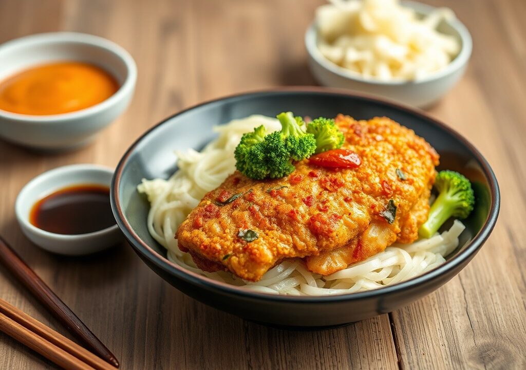 Kip Tonkatsu, AI-gegenereerde illustratie