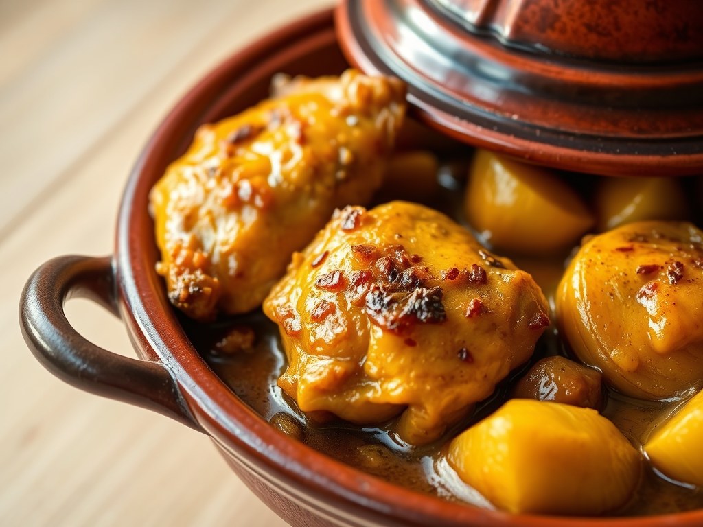 Kip-Ui Tajine, AI-gegenereerde illustratie
