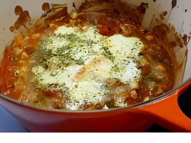 Kip uit de oven in heerlijke tomatensaus
