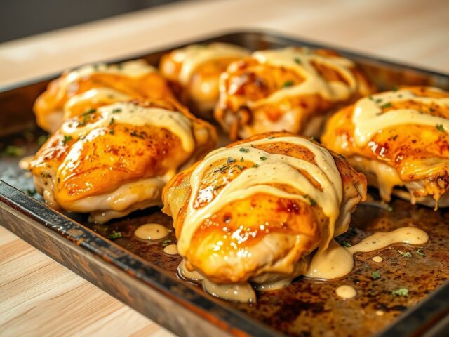 Kip uit de oven met Mosterd-Mayonaise