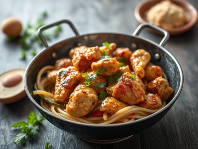 Kip uit de wok