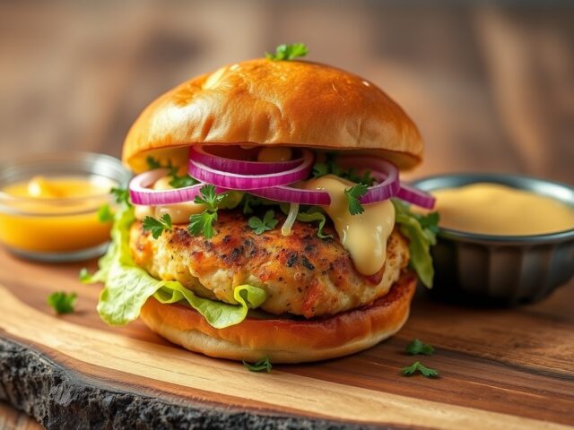 Kipburger de luxe