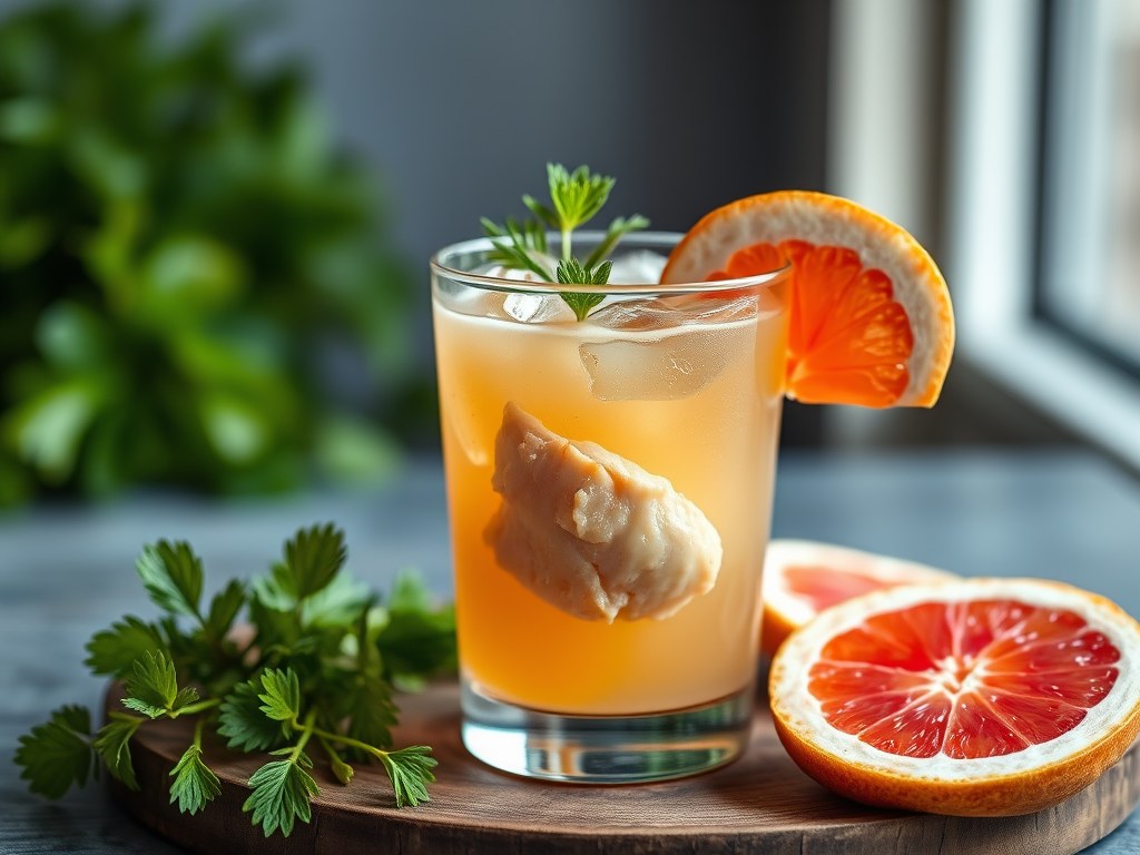 Kipcocktail, AI-gegenereerde illustratie
