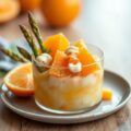 Kipcocktail met asperges en mandarijntjes