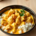 kipcurry met bloemkool
