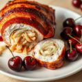 kipfilet gevuld met zuurkool