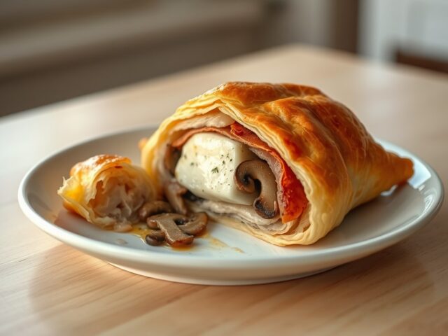 Kipfilet in bladerdeeg