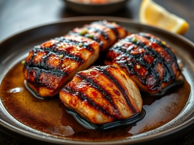 Kipfilet in sojamarinade