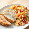 Kipfilet met pastasalade