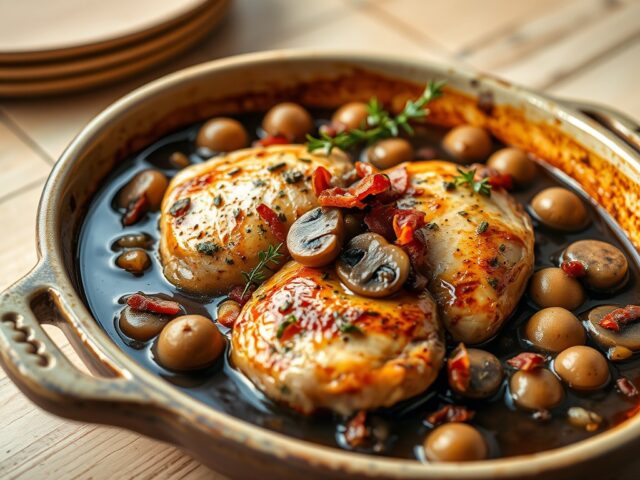 Kipfilet op grootmoeders wijze