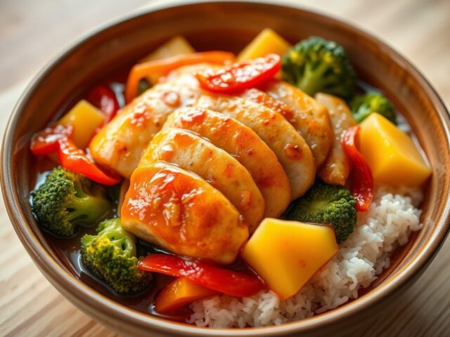 Kipfilet Thai (RB) in Zoetzure Saus