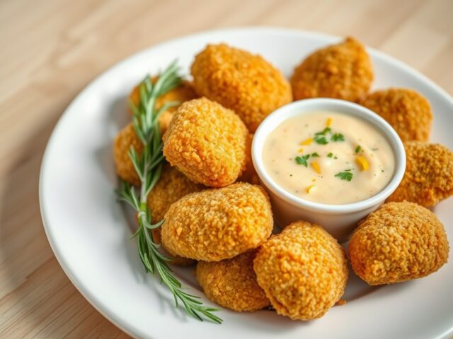 Kiphapjes met dipsaus