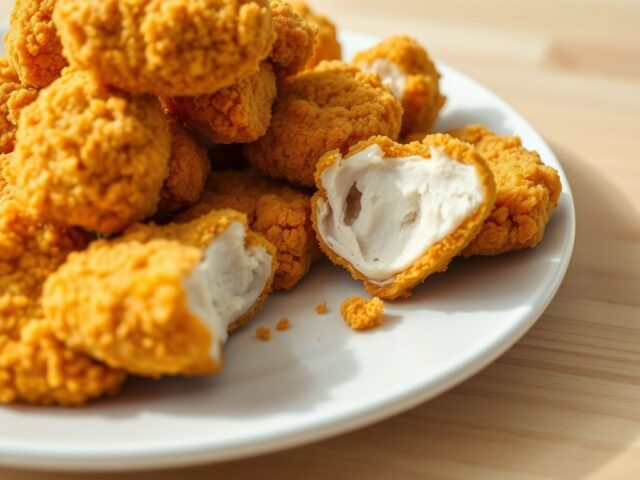 Kipnuggets zoals kinderen die lekker vinden