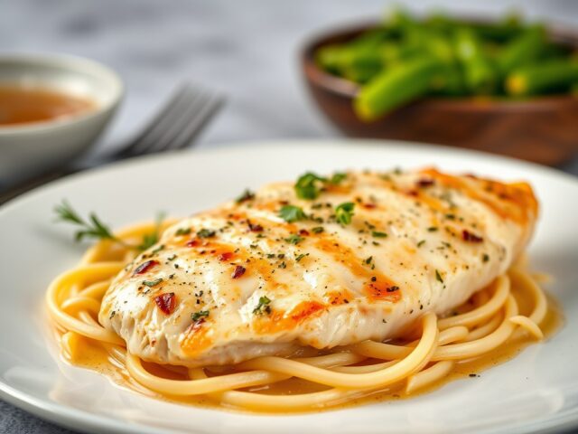 Kippen Piccata — AI-gegenereerde illustratie