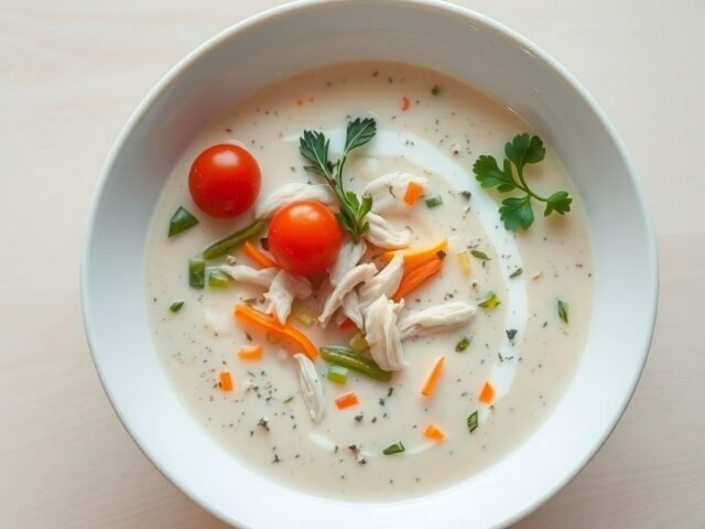 Kippencreme met rozemarijn