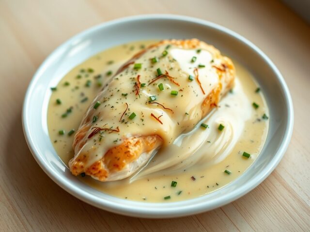 Kippenfilets met saffraan