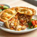 Kippenpastei met groentemengeling