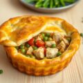 Kippenpie met groenten