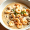 Kippenragout met garnalen