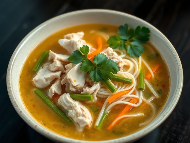 Kippensoep op z’n Thais