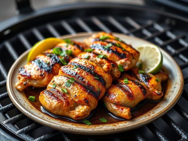 Kipsatemarinade — AI-gegenereerde illustratie