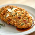 Kipschnitzel met tuinkruidenjasje
