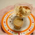 Baileys roomijs toetje met Bastognekruimels