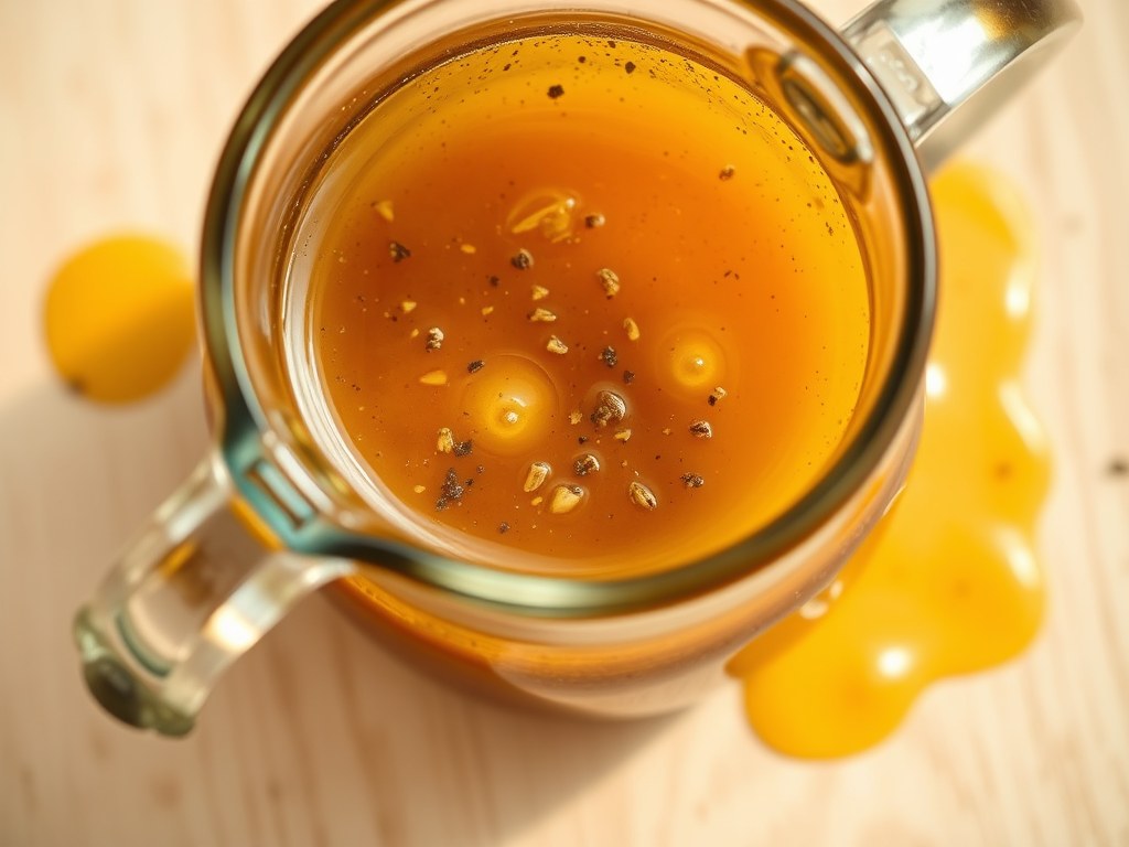 Klassieke vinaigrette, AI-gegenereerde illustratie