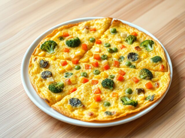 Kleurrijke tortilla