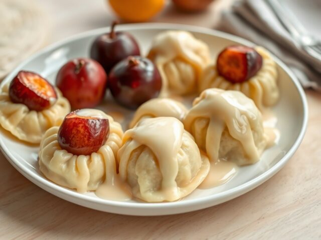 Knadels met pruimen