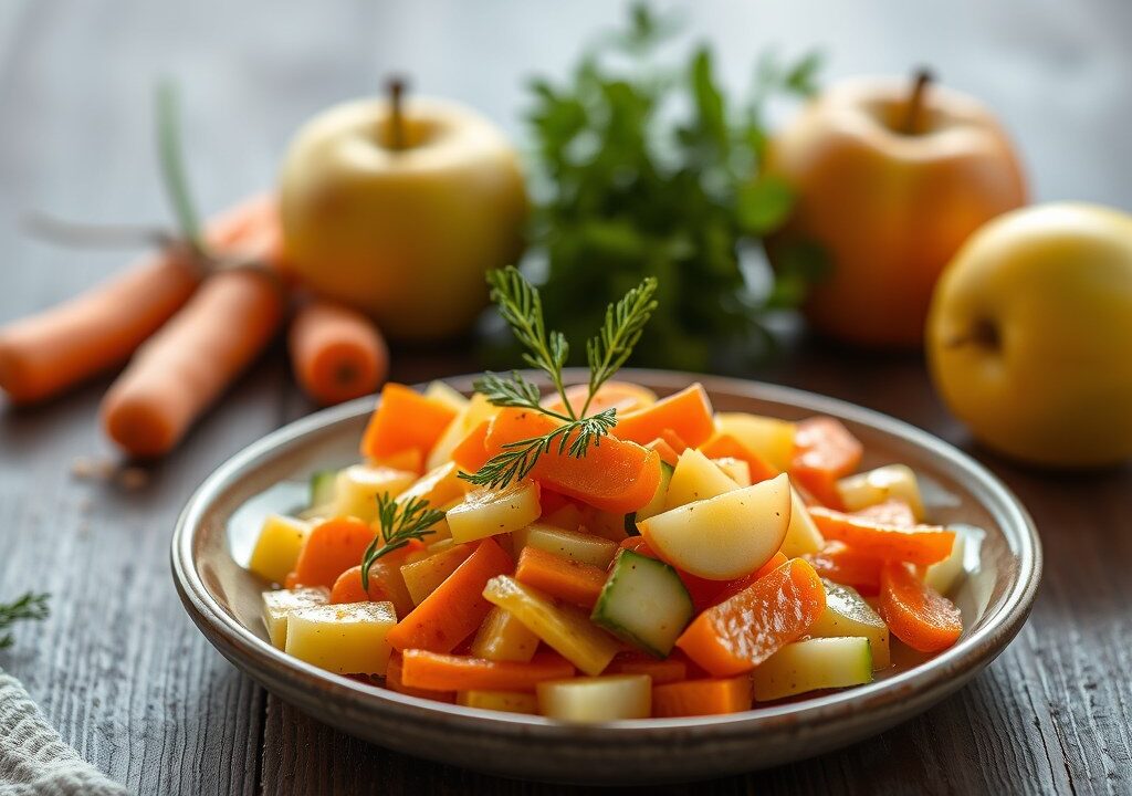 Knapperig appelslaatje, AI-gegenereerde illustratie