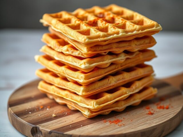 Knapperige Camembertwafels