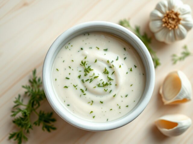 knoflook saus