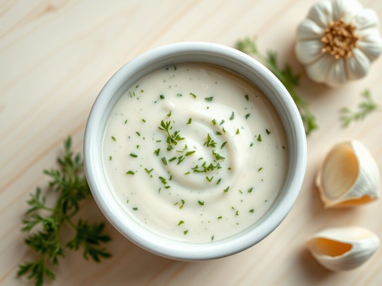 knoflook saus
