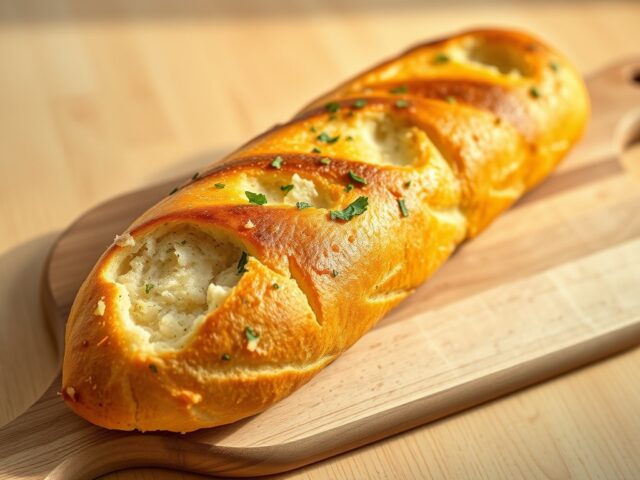 Knoflookstokbrood