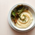 Knolselderijpuree met witlof