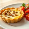 Knolselderijtaartje met tomatensalade